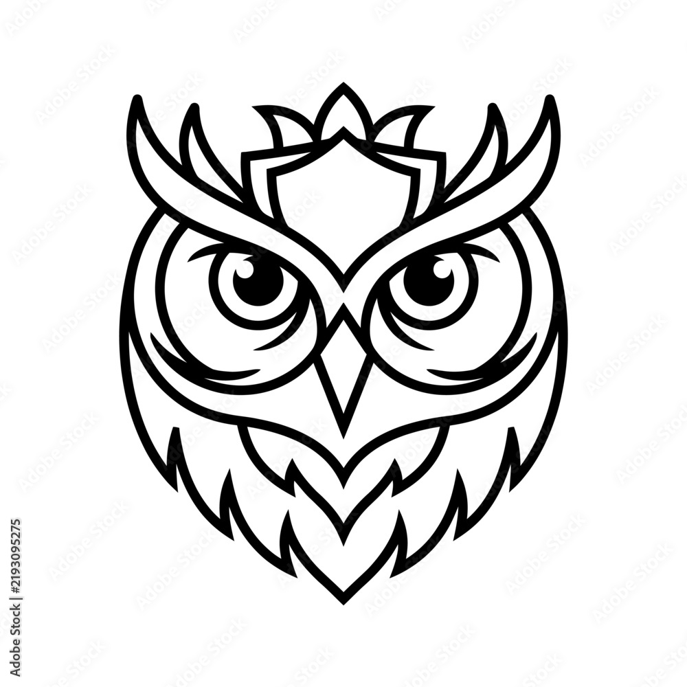 Fototapeta premium Elegant peacock line art illustration with spread tail feathers and intricate circular plumage design isolated on white background