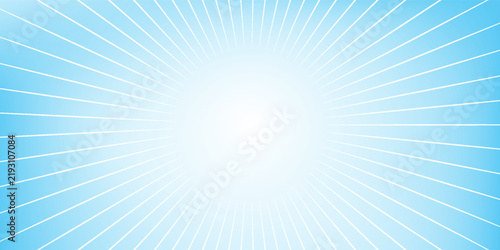 Cool blue retro star-burst background / wallpaper