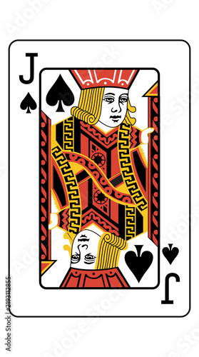 Jack of Spades Playing Card