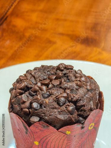 Quadro su tela Double Chocolate Chip Muffin