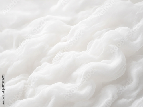 Folded White Soft Cotton Mist Layer