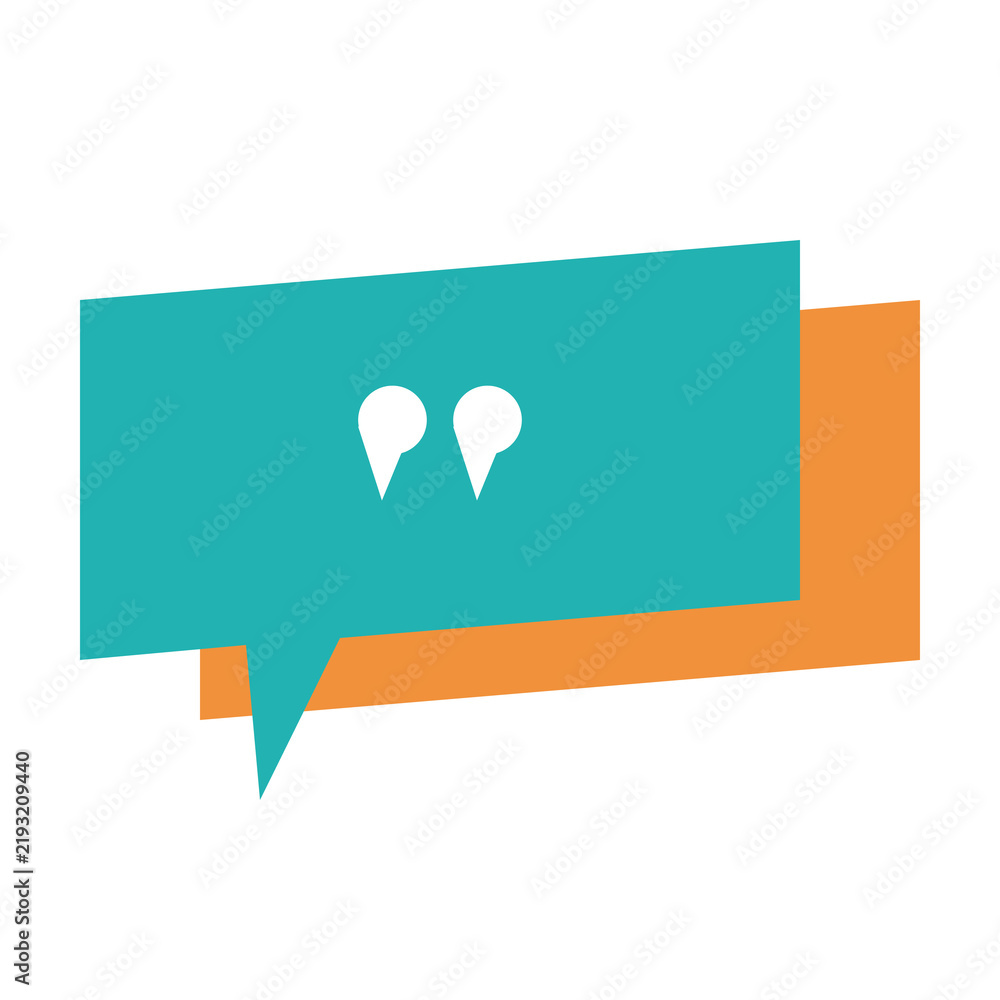 Obraz premium Angular origami speech bubble banner icon