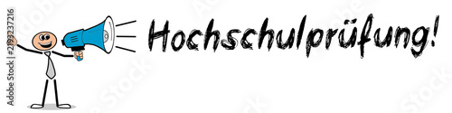 Obraz na płótnie Hochschulprüfung