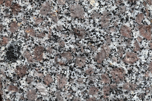 Fotografie Natural Granite Rock Texture with Speckled Mineral Pattern