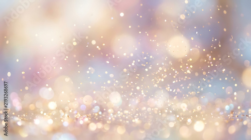 Sparkling lights in dark fantasy background