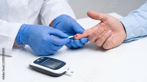 фотографія blood glucose monitoring and diabetes management