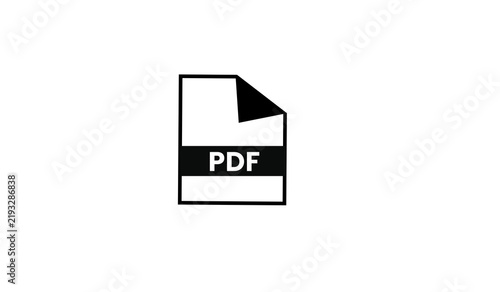 фотографія PDF File Format Line Icon, Digital Document File Type Symbol Transparent Backgro