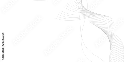 Futuristic abstract wave background with flowing smooth lines, dynamic curves and gradient stripes, digital frequency equalizer pattern, editable stroke vector illustration for design