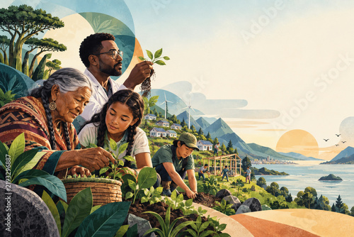 Intergenerational climate action combining ancestral knowledge