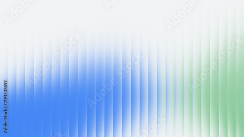 Ribbed glass gradient texture background in blue, green, and white colors