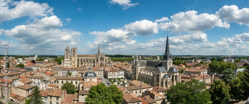Panoramic view of limoges cityscape