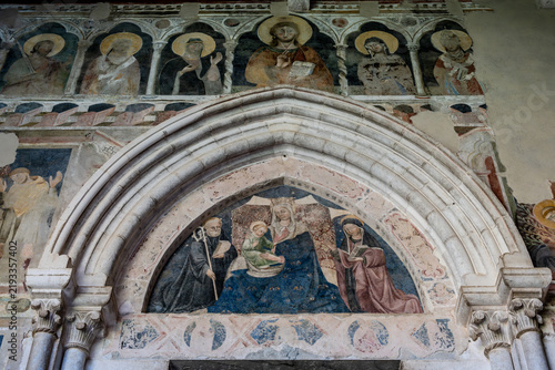 Obraz na płótnie Subiaco. The Monastery of Saint Scholastica