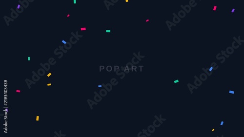 Colorful Confetti Celebration Party Background.
