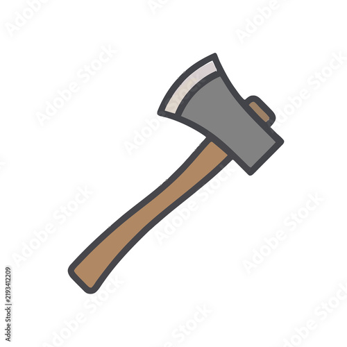 Illustration of an axe