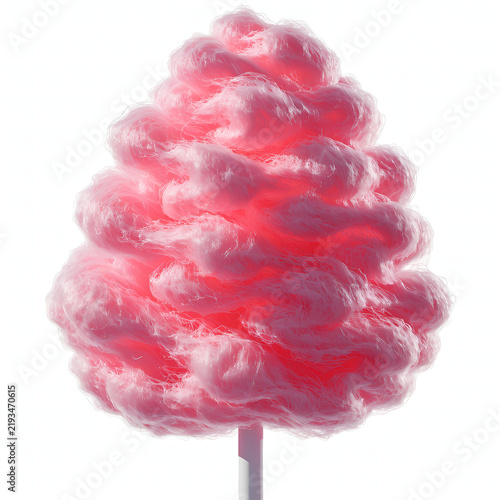 Pink cotton candy on stick isolated. Sweet carnival treat mockup.lollipop, candy, heart, sweet, pink, lollypop, love, sucker, symbol, dessert, sugar, tasty, romantic, valentine, shape, cotton candy 
