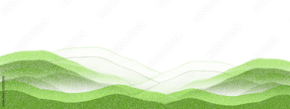 Obraz premium Aerial farmland landscape with geometric crop fields and rural plantation pattern.
