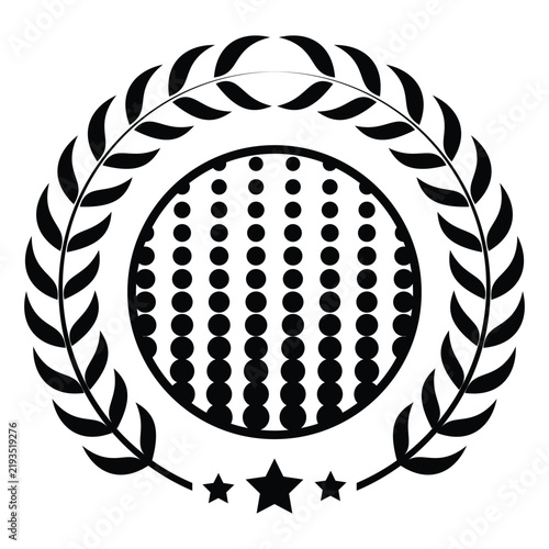 Golf ball icon collection. Competition for sports tournament and country ball concept website graphic design. Vector illustration. EPS 10