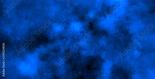 Dark blue atmospheric mist, abstract smoke cloud background texture
