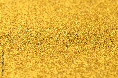 Cuadro en lienzo gold dust with bokeh texture as a background