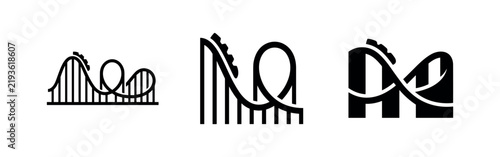 Roller Coaster Design Icons