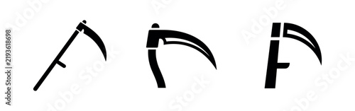 Foto Scythe and Grim Reaper Icons