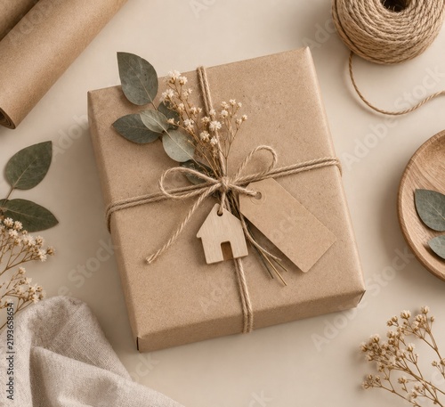 Eco Friendly Housewarming Gift Box with Natural Decoration