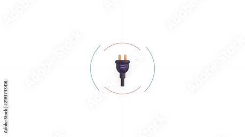 3D Electrical Power Plug Illustration