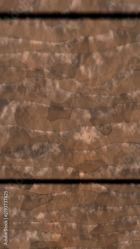 Fotografie Textured surface with irregular shapes and horizontal lines