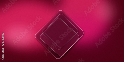 Elegant neon outline squares hover over a warm magenta glow, creating a futuristic, stylish mood for app visuals, tech banners, and creative promos.
