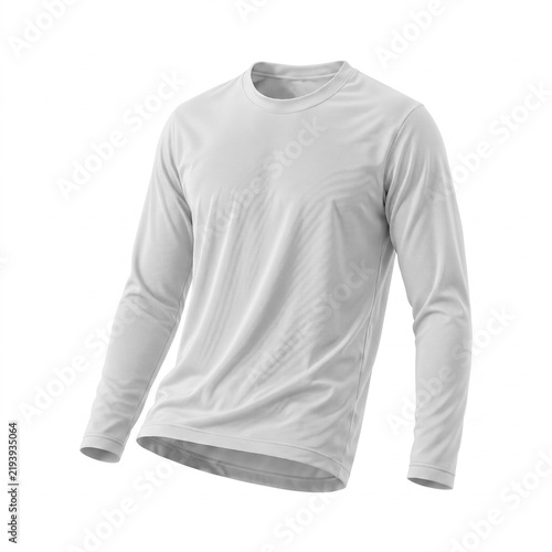 Foto T-Shirt Long Sleeve Round Neck