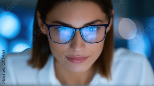 Innovative virtual workspace close-up on holographic design in a futuristic digital art environment