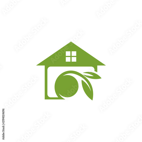 Eco House Real Estate and Sustainable Living Logo