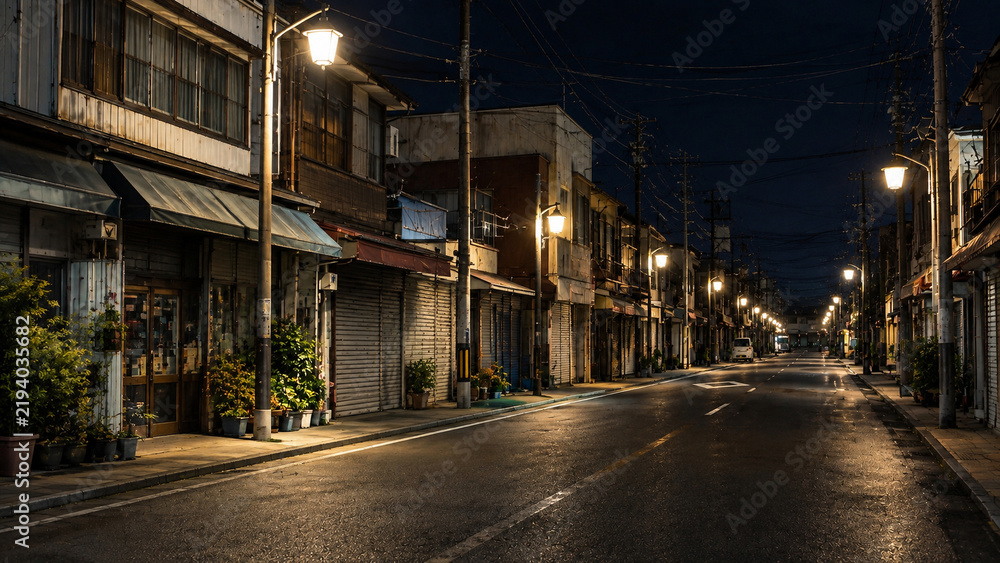 Fototapeta premium street in the night