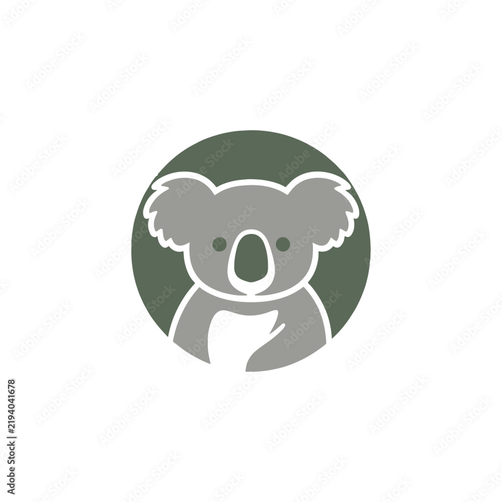 Fototapeta premium Koala Logo Design