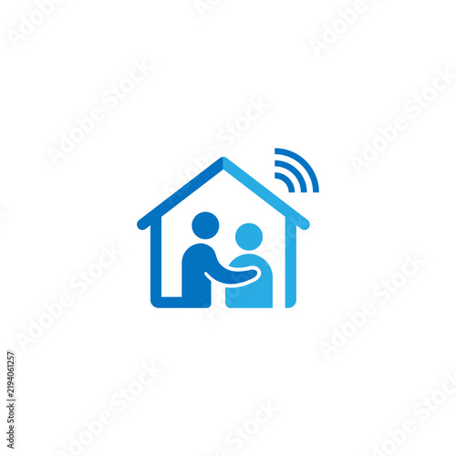 Smart Home Care and Telehealth Service Logo