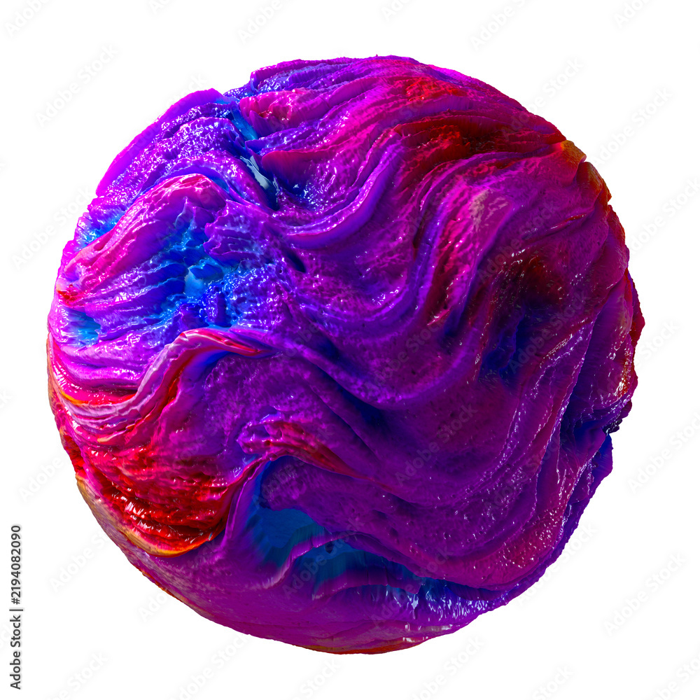 Fototapeta premium Planetary Abstract 3D Shapes