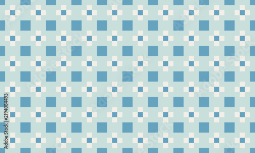 seamless pattern with blue squares
