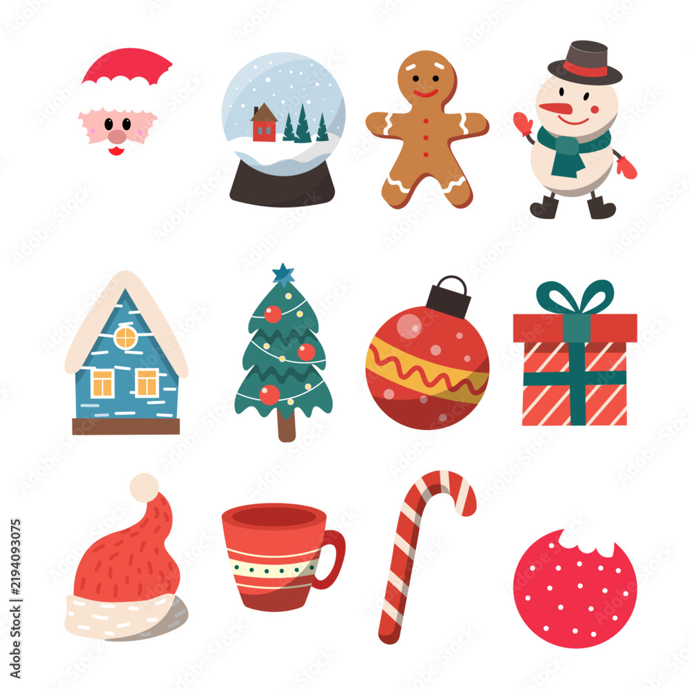Fototapeta premium Christmas vector icon