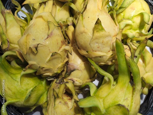 Delicious dragon fruit for sale.