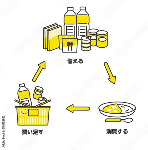 ローリングストックのベクターイラスト素材