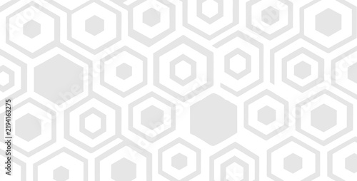 white abstract background with hexagon pattern style and seamless concept - 70s 80s 90s design