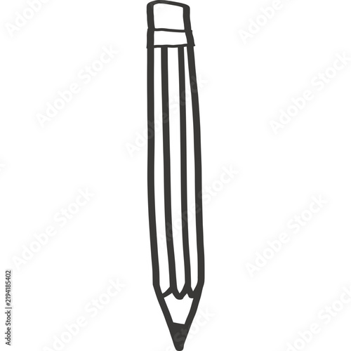 handdrawn illustration doodle school supplies pencil drawings 