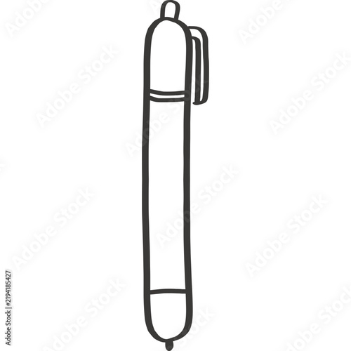 handdrawn illustration doodle school supplies pencil pen ballpoint 