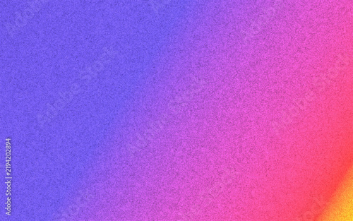 Vibrant purple and pink grainy gradient abstract background with noise texture