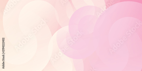 Vector background modern minimalist pink and yellow gradations circle effect illustration abstract design