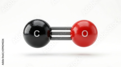 formic acid molecule CH2O2 chemical structure isolated on white background