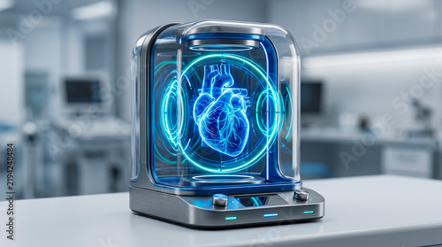 Minimalist medical diagnostic device with anatomical heart visualization