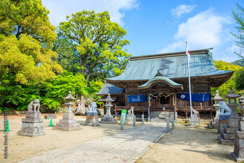 Naklejka 春の與止日女神社 佐賀県佐賀市