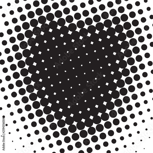Abstract Halftone Dots Background