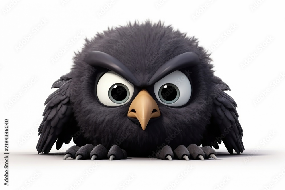 Obraz premium Animal blackbird cartoon beak.